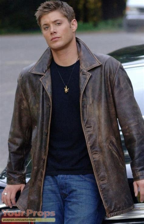 dean winchester leather jacket replica|dean winchester brown leather jacket.